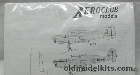 Aeroclub 1/72 Miles M38 or M48 Messenger (M-38 / M-48), MM14 plastic model kit